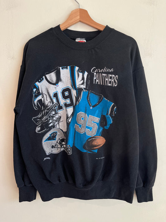 1993 Carolina Panthers Nutmeg Locker Room Crewneck (M)