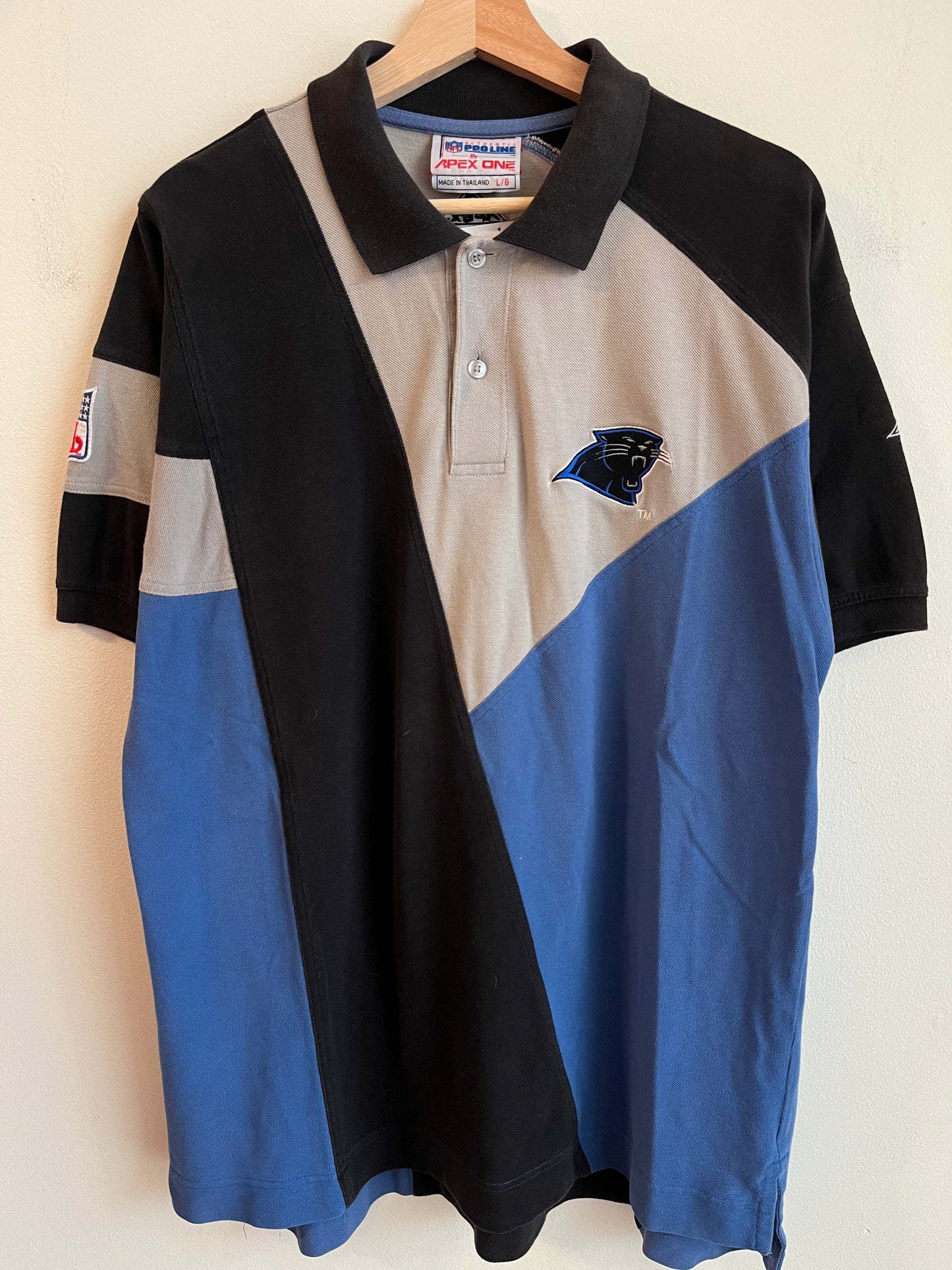90s Carolina Panthers Apex Polo (L)