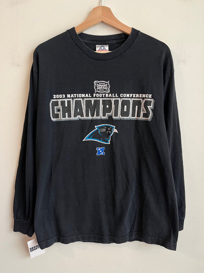 2003 Carolina Panthers Conference Champions Long Sleeve Shirt (L)