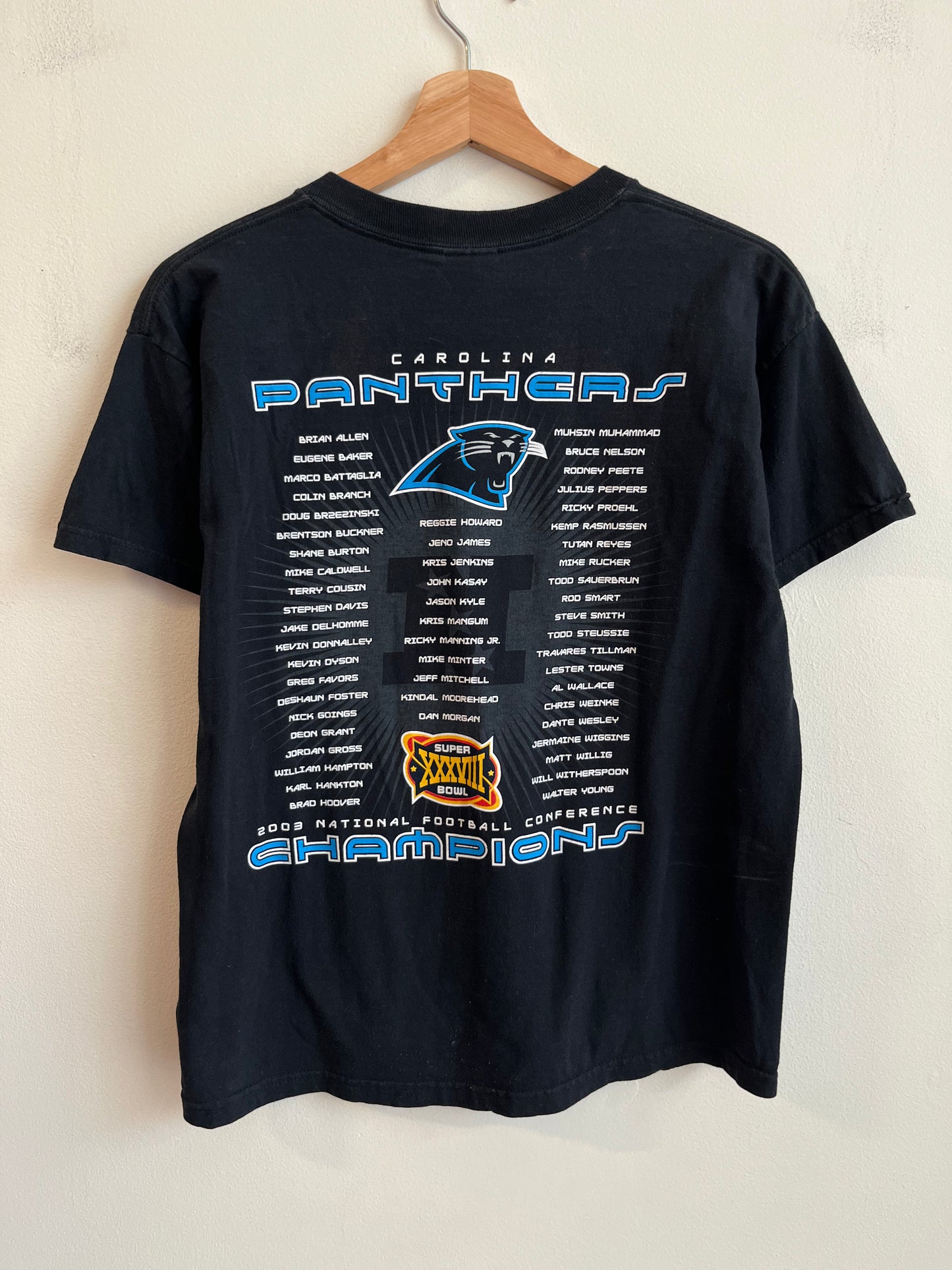 2003 Carolina Panthers Peppers & Davis Tee (Youth XL)