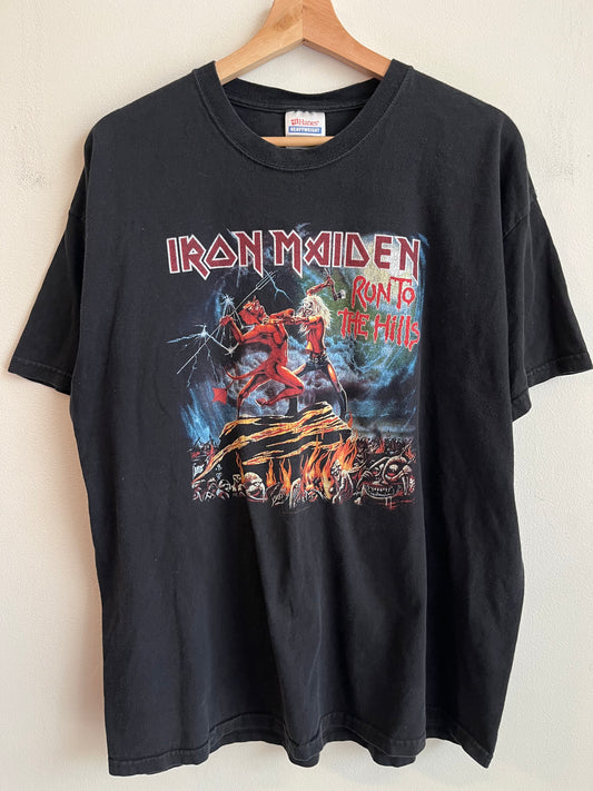 2004 Iron Maiden "Run To The Hills" Band Tee (XL)