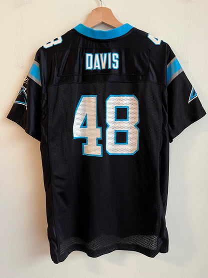 00s Carolina Panthers Stephen David Reebok Home Jersey (Youth XL)