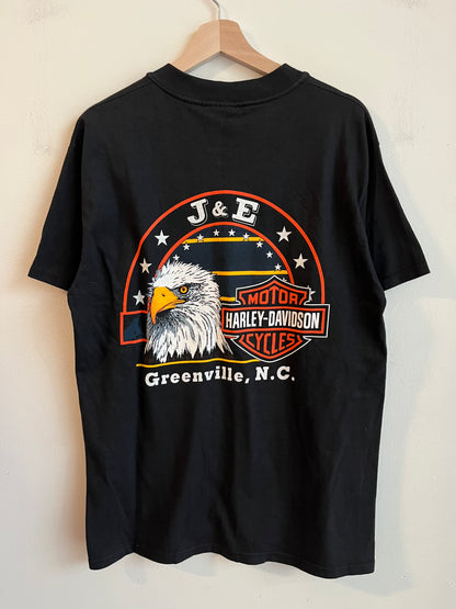 1998 Harley Davidson Black Greenville Tee (M)