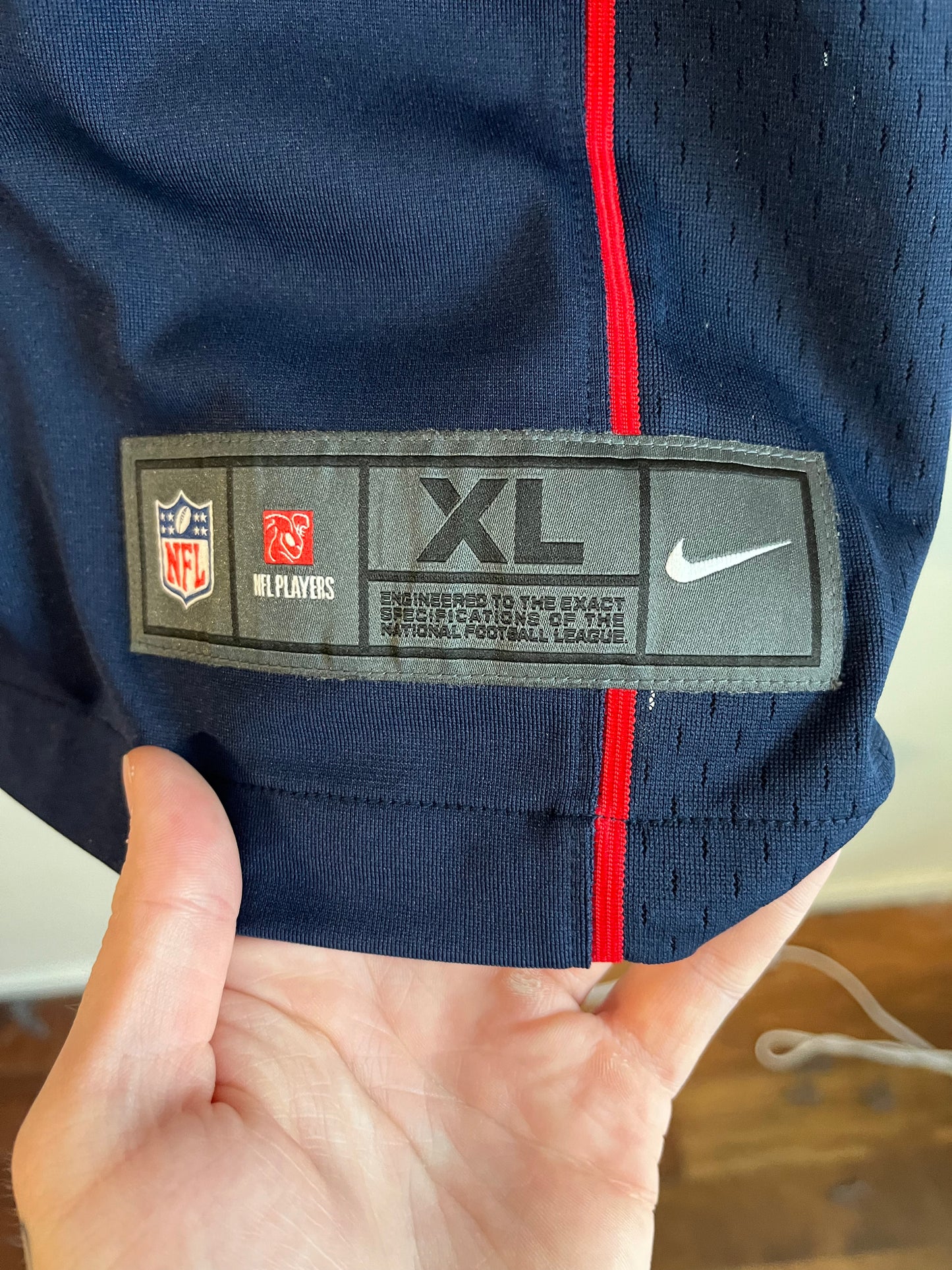 00s New England Patriots Rob Gronkowski Nike Home Jersey (XL)