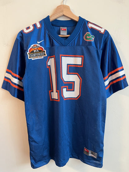 2007 Florida Gators Tim Tebow #15 Tostitos Championship Jersey (Youth L)