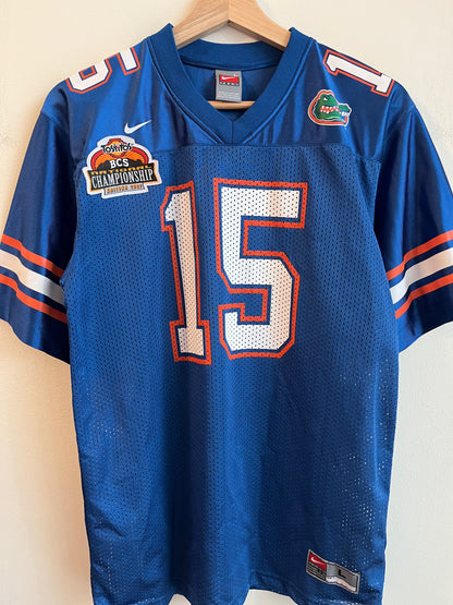 2007 Florida Gators Tim Tebow #15 Tostitos Championship Jersey (Youth L)