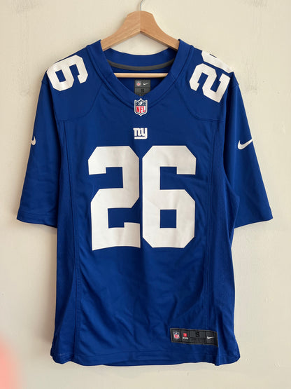 2018 New York Giants Saquon Barkley Nike Home Jersey (S)