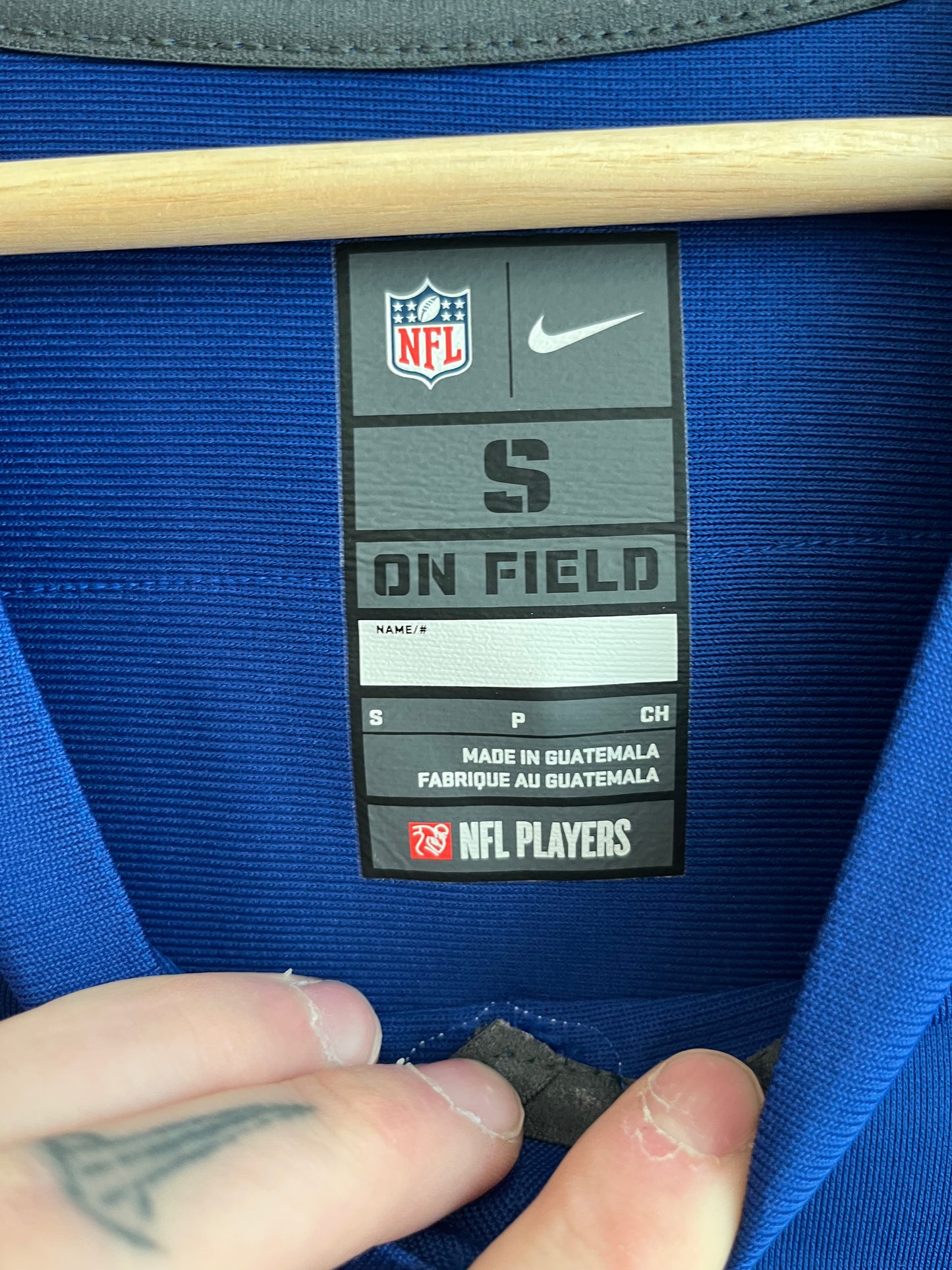 2018 New York Giants Saquon Barkley Nike Home Jersey (S)