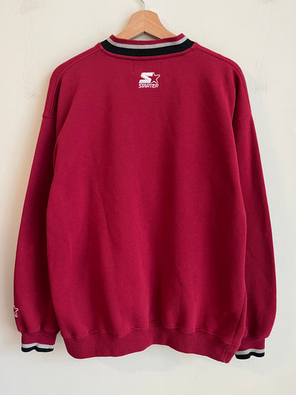 90s San Francisco 49ers Starter Embroidered Crewneck (L)