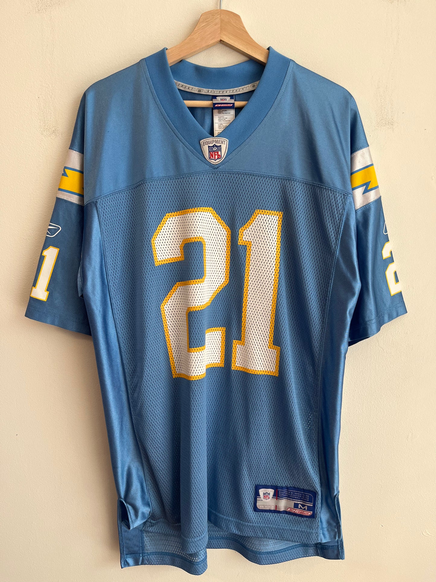 00s San Diego Chargers LaDainian Tomlinson Powder Blue Reebok Jersey (M)