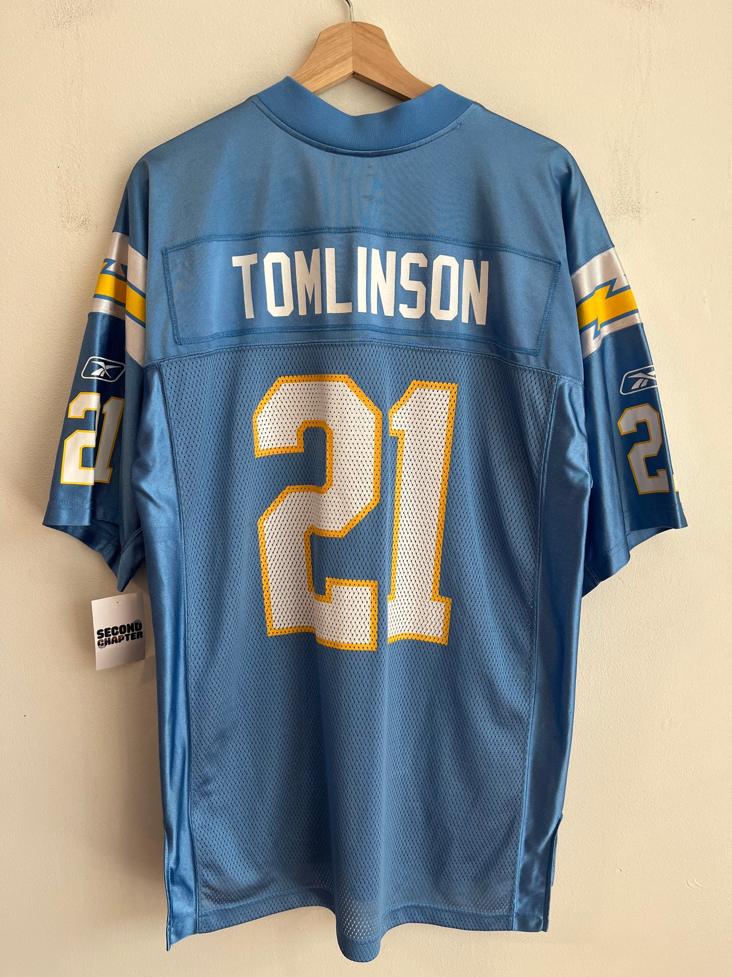 00s San Diego Chargers LaDainian Tomlinson Powder Blue Reebok Jersey (M)