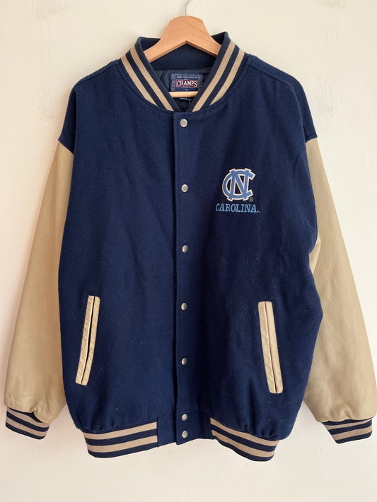 00s UNC Carolina Champs Letterman Jacket (L)