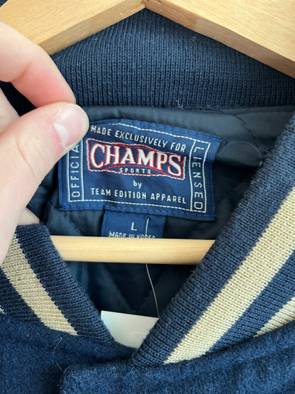 00s UNC Carolina Champs Letterman Jacket (L)