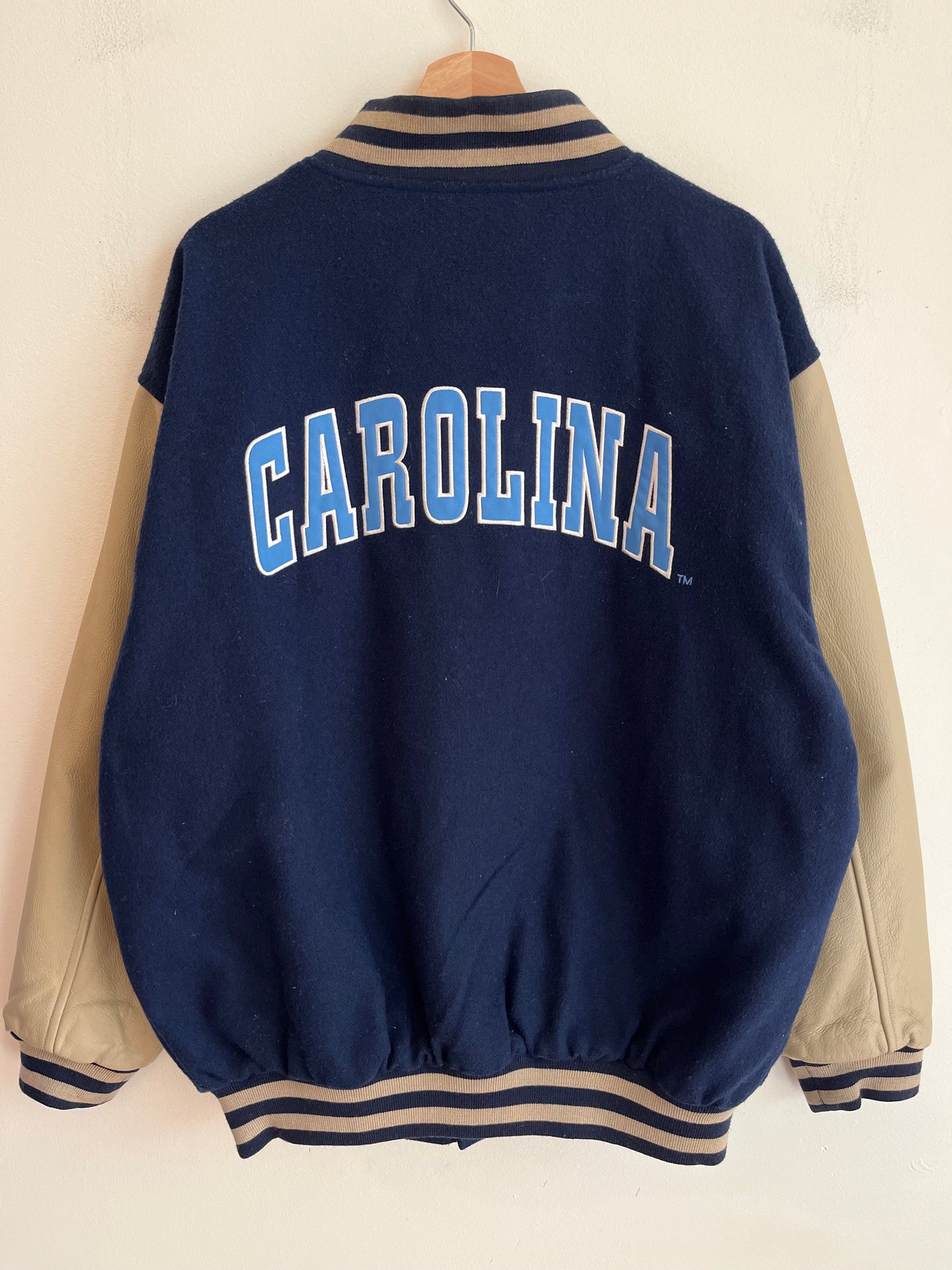 00s UNC Carolina Champs Letterman Jacket (L)