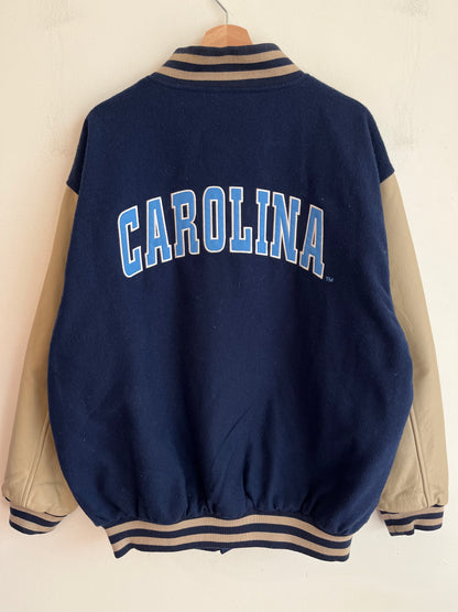 00s UNC Carolina Champs Letterman Jacket (L)