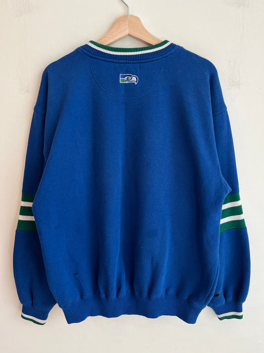2001 Seattle Seahawks Lee Embroidered Crewneck (L)