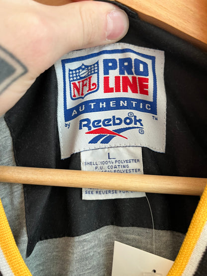 90s Pittsburgh Steelers Reebok Pro Line Windbreaker (L)