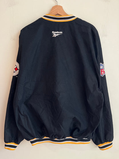 90s Pittsburgh Steelers Reebok Pro Line Windbreaker (L)