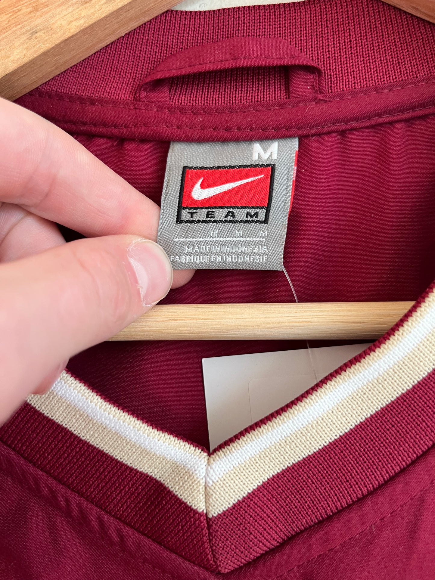 00s Florida State University Nike Center Swoosh Windbreaker (M)