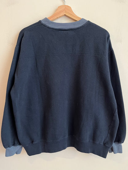 00s Seattle Seahawks Navy Crewneck (L)
