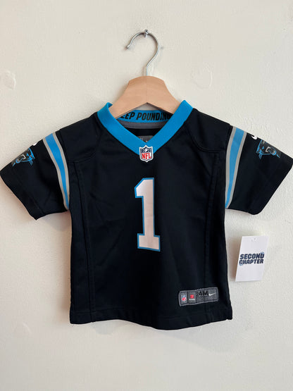 2015 Carolina Panthers Cam Newton Nike Home Jersey (24m)