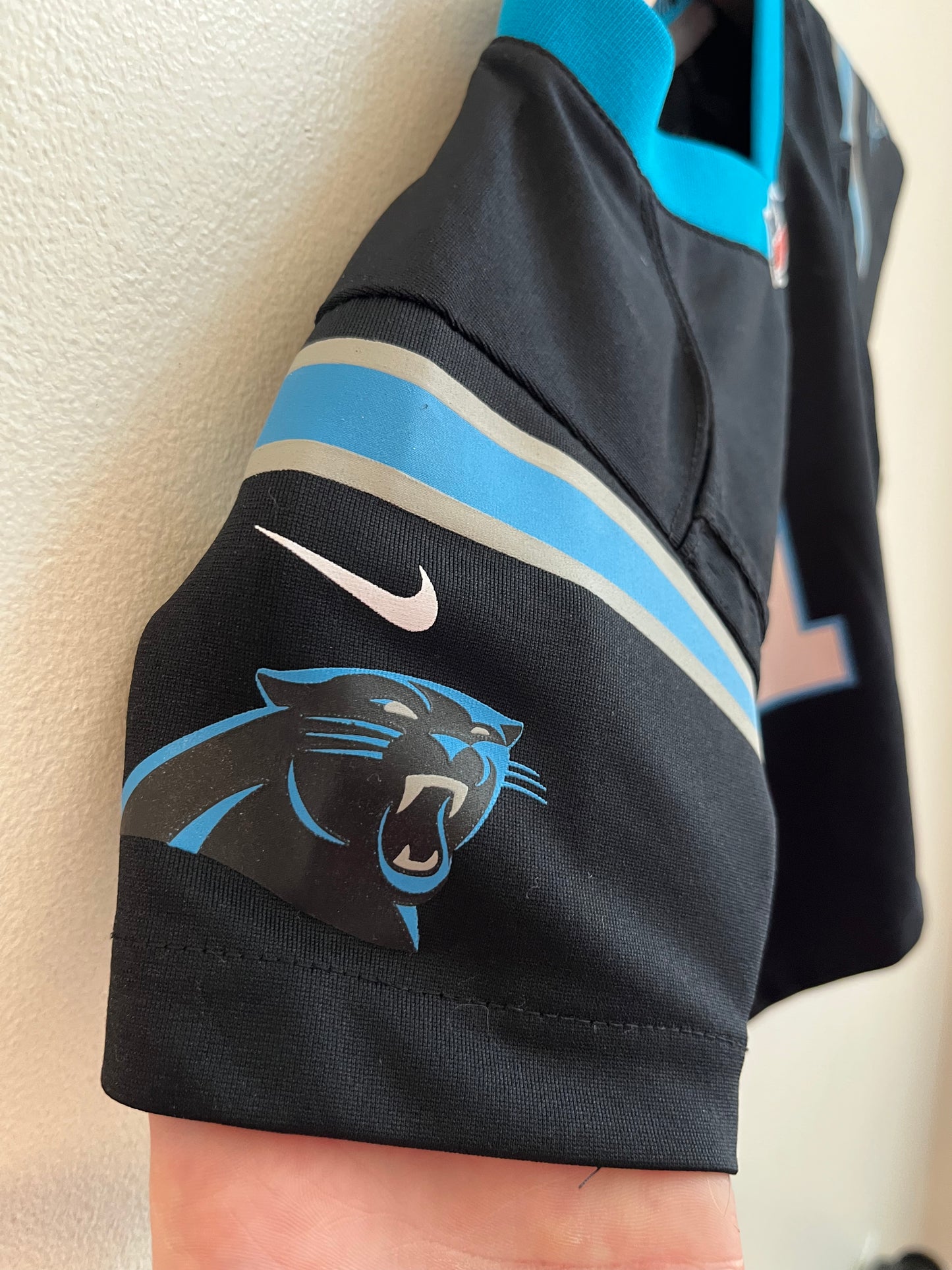 2015 Carolina Panthers Cam Newton Nike Home Jersey (24m)
