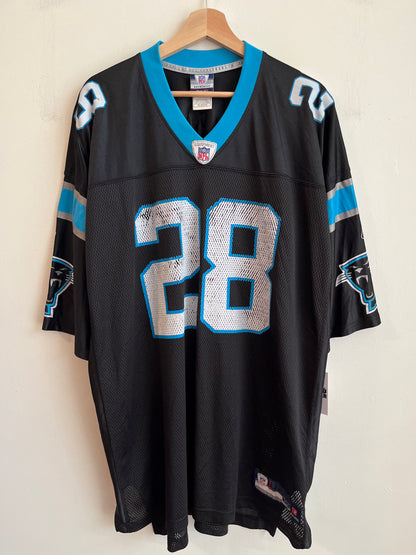 00s Carolina Panthers Jonathan Stewart Cracked Jersey (XXL)