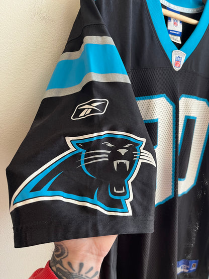 00s Carolina Panthers Julius Peppers Reebok Home Jersey (M)