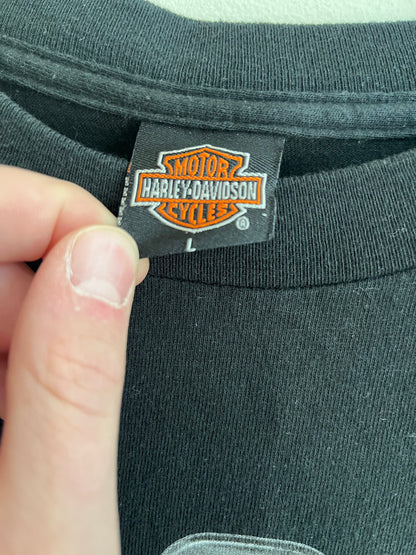 2002 Harley Davidson Kenosha, WI Flames Tee (L)