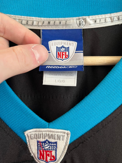 00s Carolina Panthers Keyshawn Johnson Reebok Home Jersey (L)