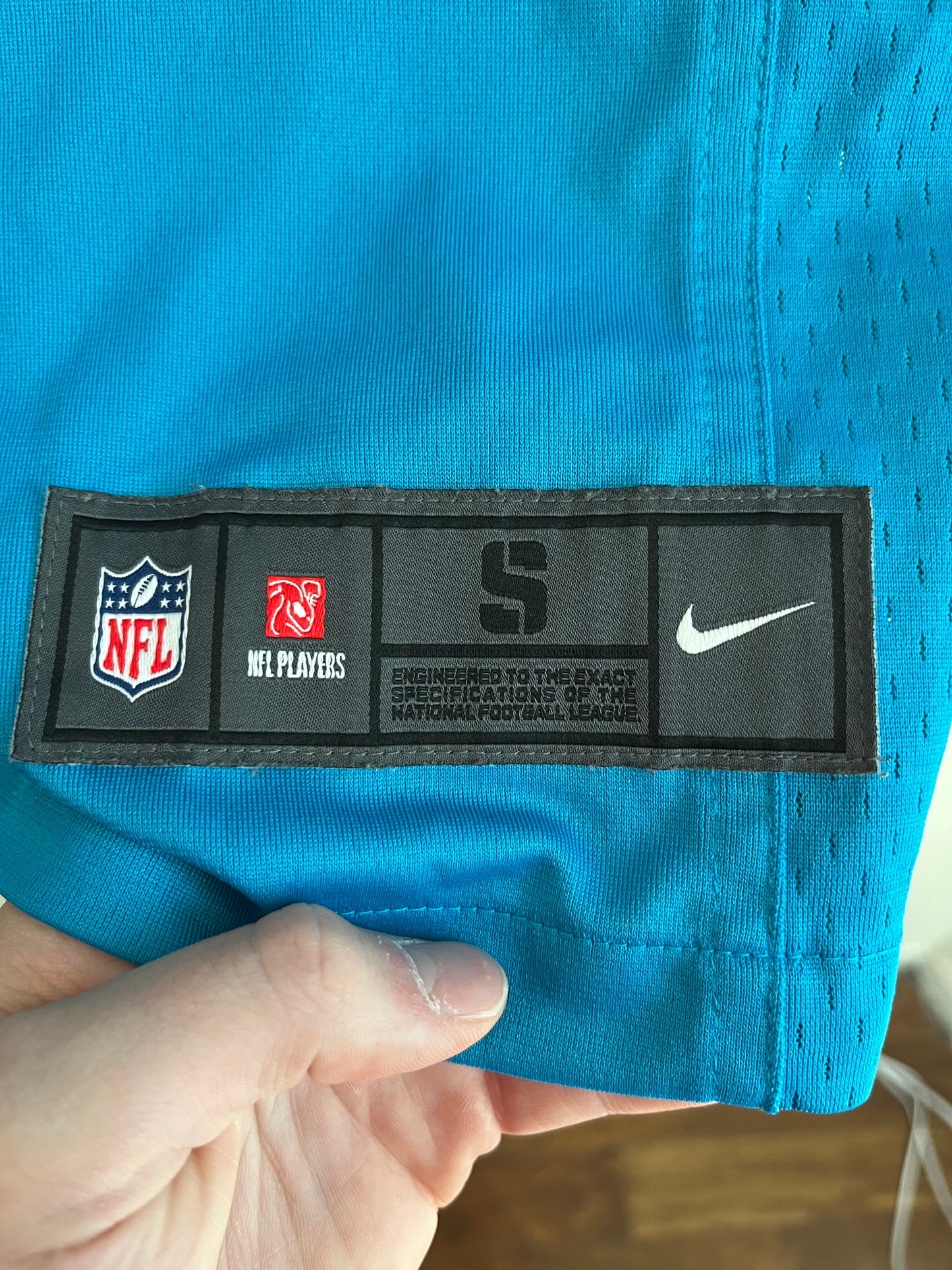 2016 Carolina Panthers Luke Kuechly Blue Nike Jersey (S)