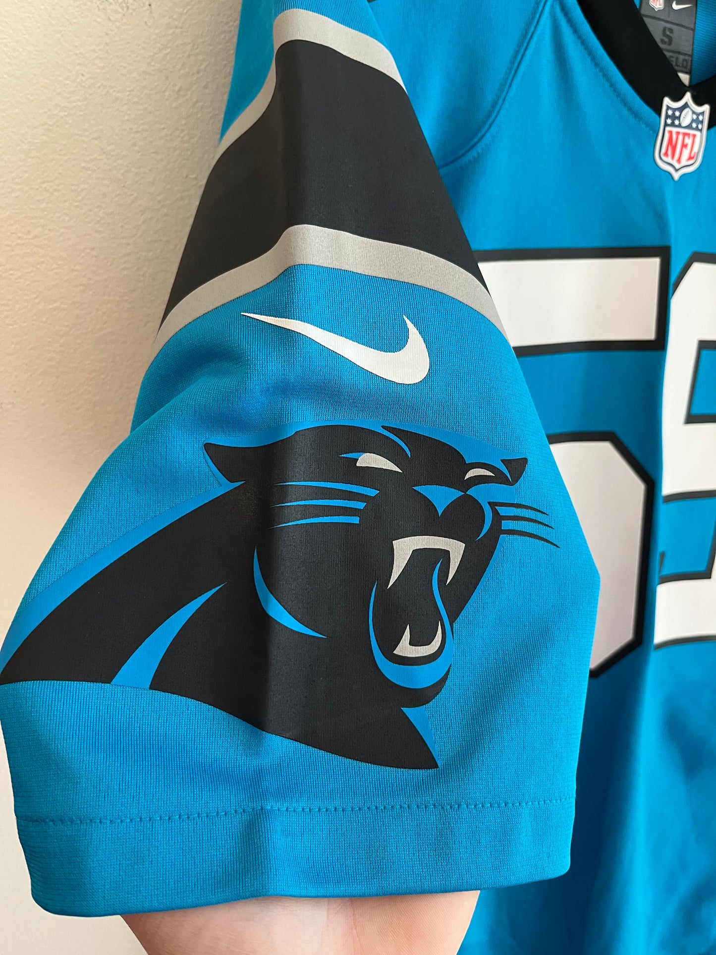2016 Carolina Panthers Luke Kuechly Blue Nike Jersey (S)