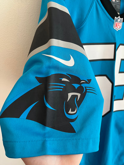 2016 Carolina Panthers Luke Kuechly Blue Nike Jersey (S)