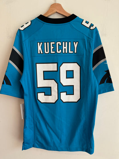 2016 Carolina Panthers Luke Kuechly Blue Nike Jersey (S)