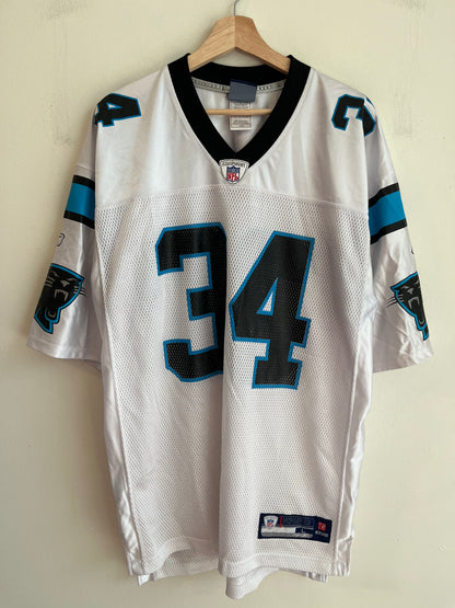 00s Carolina Panthers DeAngelo Williams Reebok Away Jersey (L)