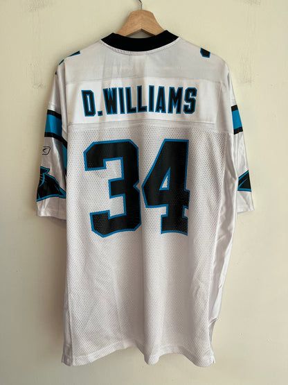 00s Carolina Panthers DeAngelo Williams Reebok Away Jersey (L)