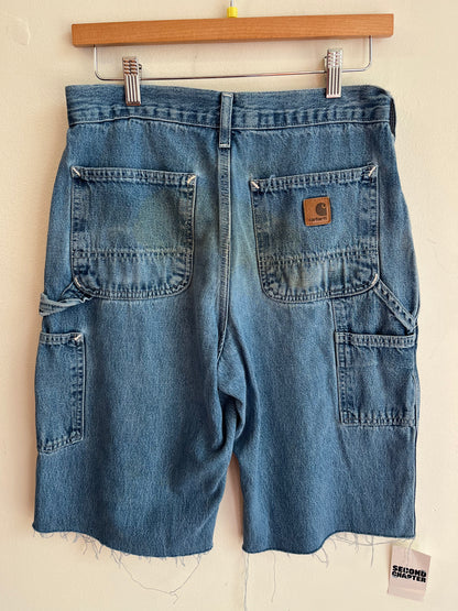 00s Carhartt Faded Carpenter Shorts (28)