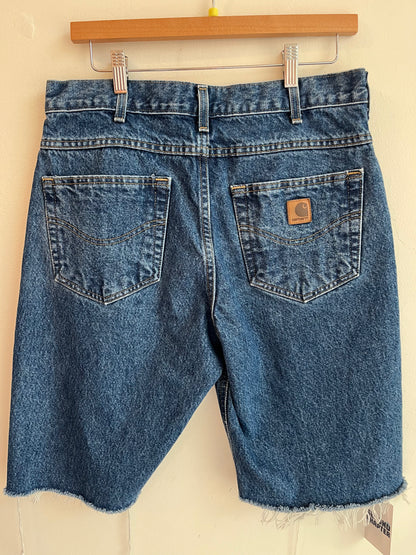 2010 Carhartt Dark Wash Shorts (32)