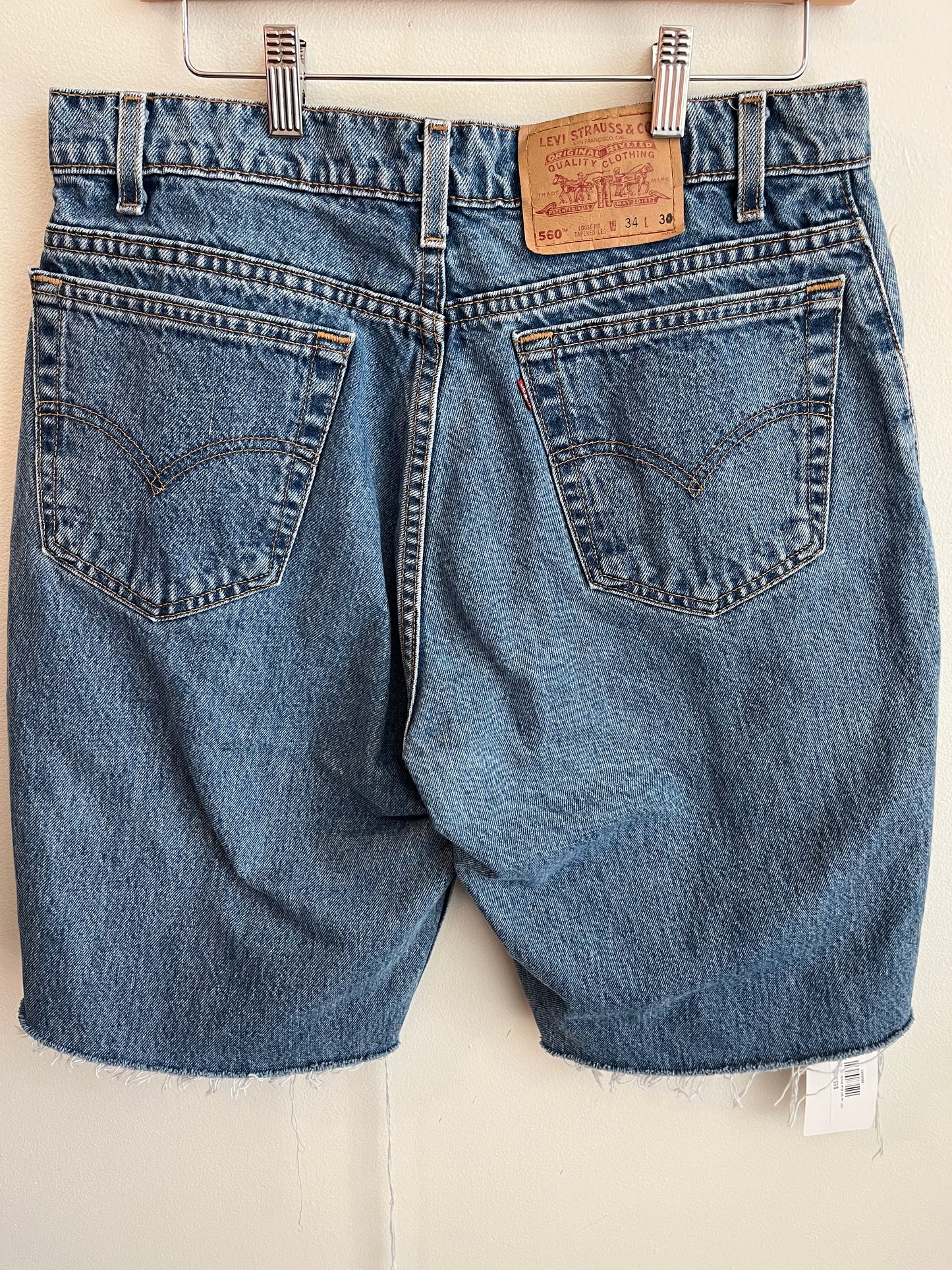 1997 Levi’s 560 Blue Shorts (33)
