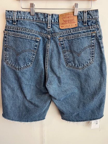 1997 Levi’s 560 Blue Shorts (33)
