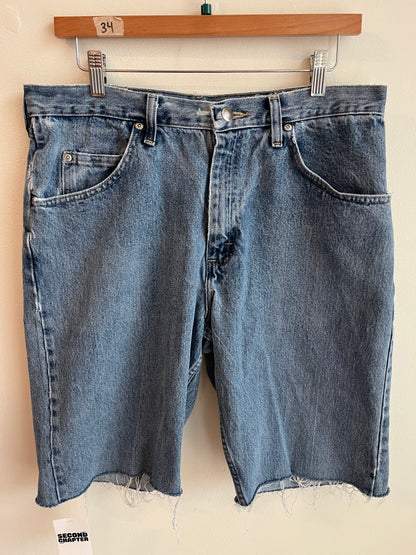 00s Wrangler Blue Shorts (34)