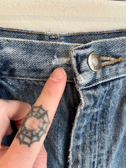 00s Wrangler Blue Shorts (34)