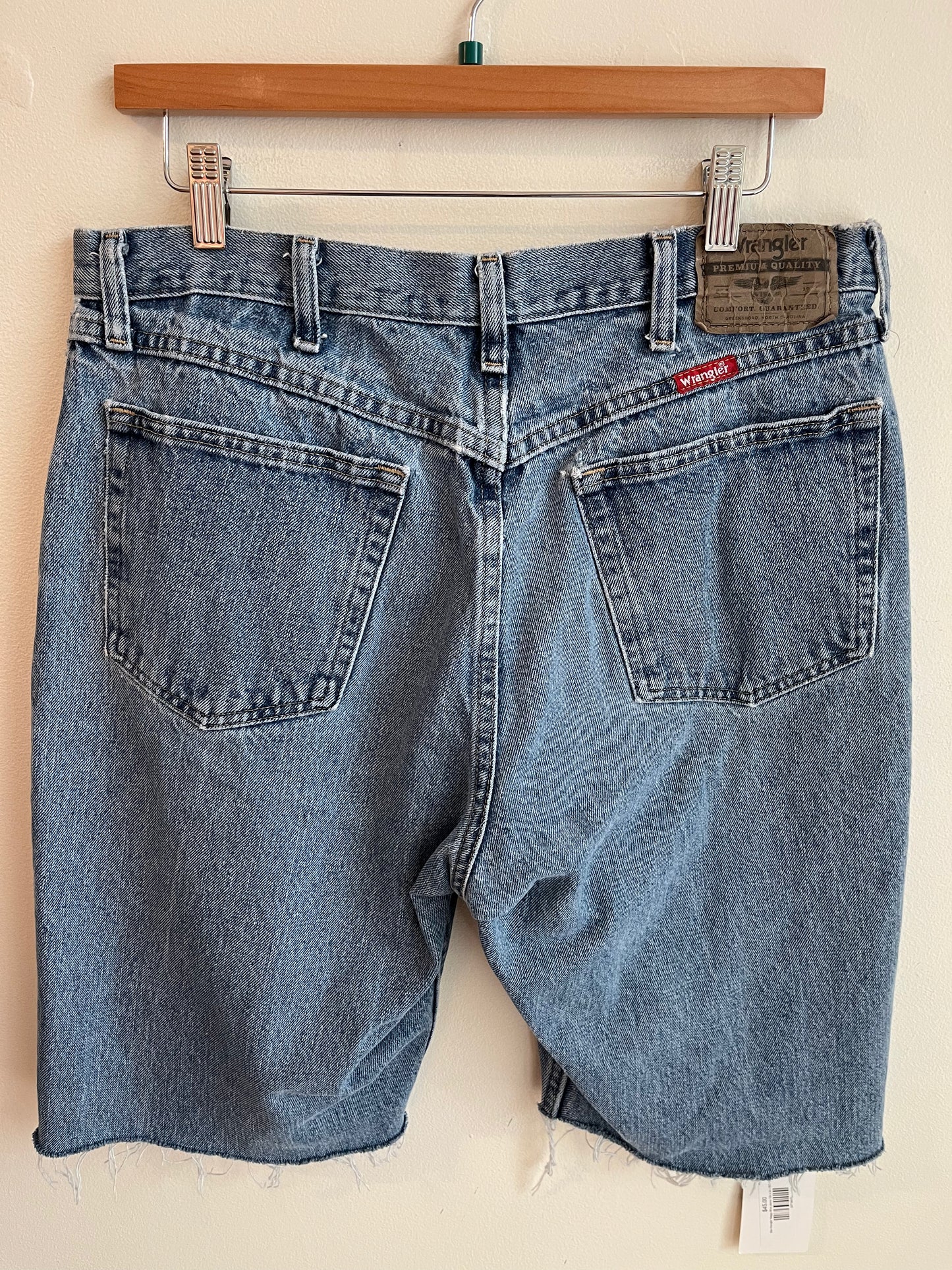 00s Wrangler Blue Shorts (34)