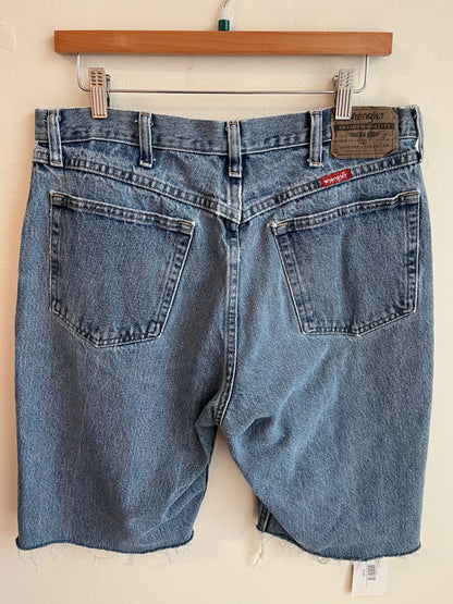 00s Wrangler Blue Shorts (34)