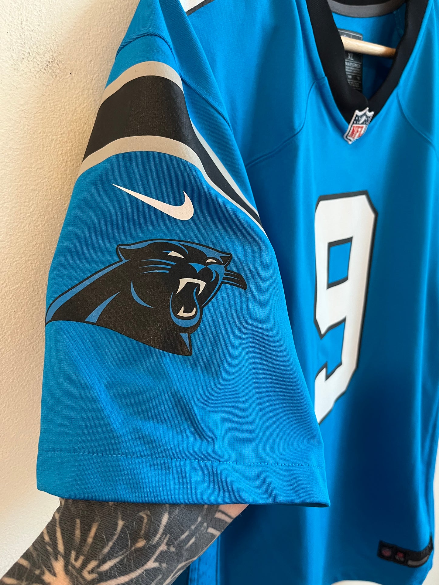 2022 Carolina Panthers Bryce Young Nike Blue Jersey (Youth XL)
