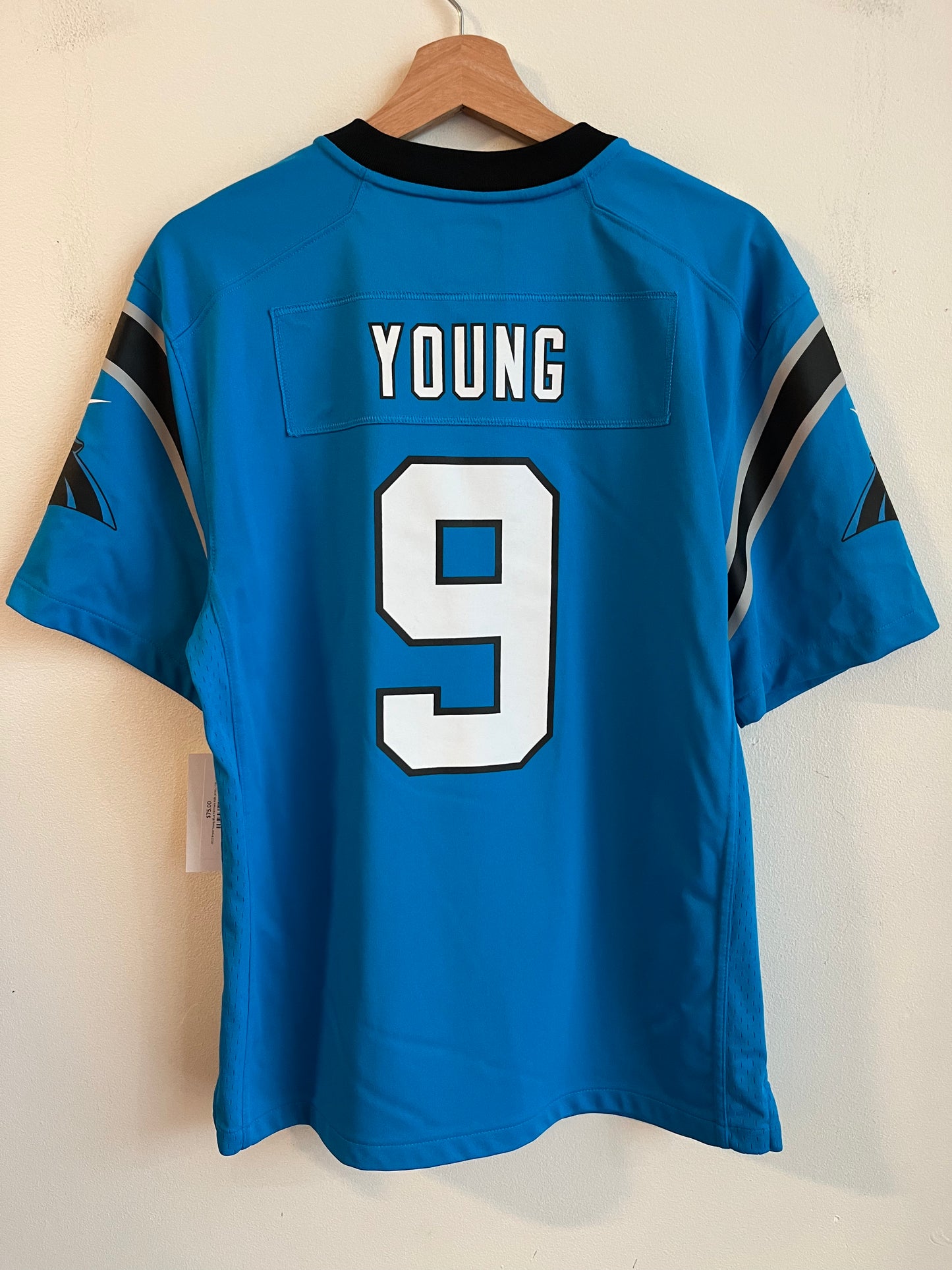 2022 Carolina Panthers Bryce Young Nike Blue Jersey (Youth XL)
