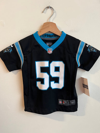 2015 Carolina Panthers Luke Kuechly Toddler Nike Home Jersey (3T)