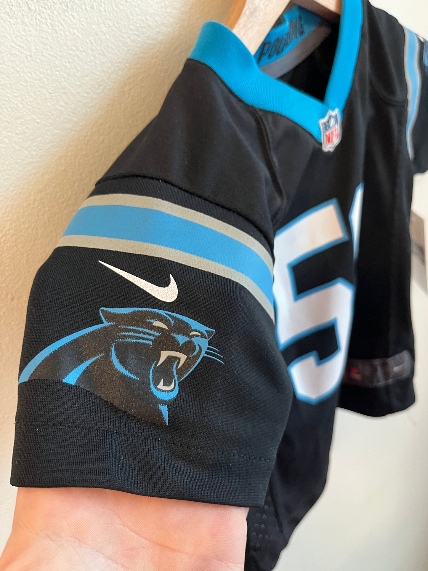 2015 Carolina Panthers Luke Kuechly Toddler Nike Home Jersey (3T)
