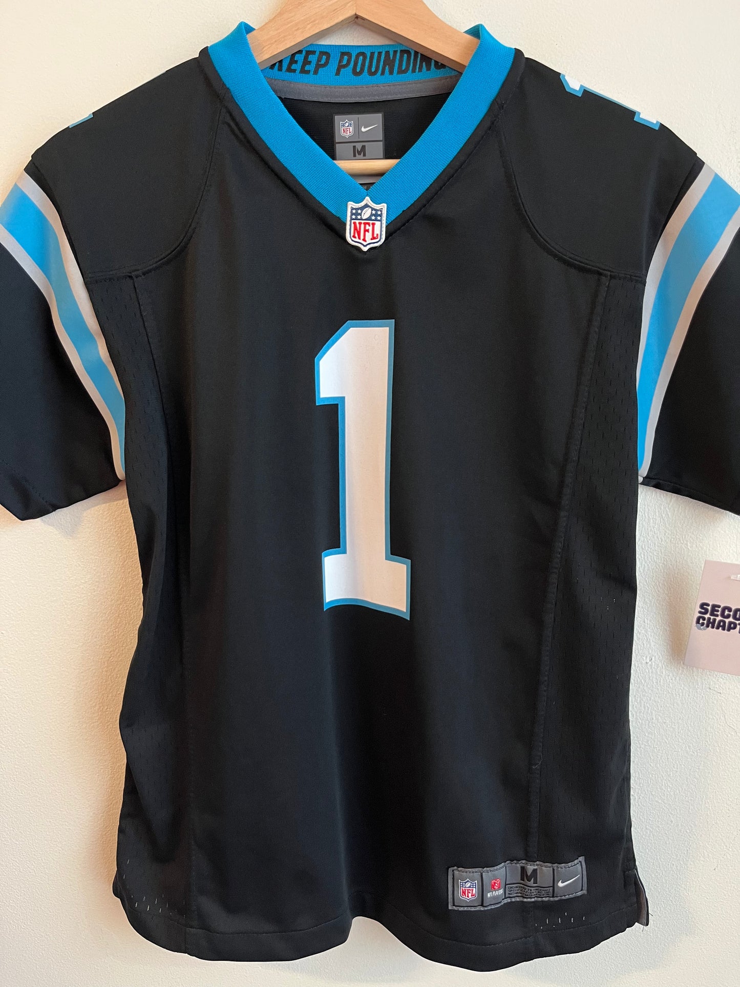 2016 Carolina Panthers Cam Newton Nike Home Jersey (Youth M)