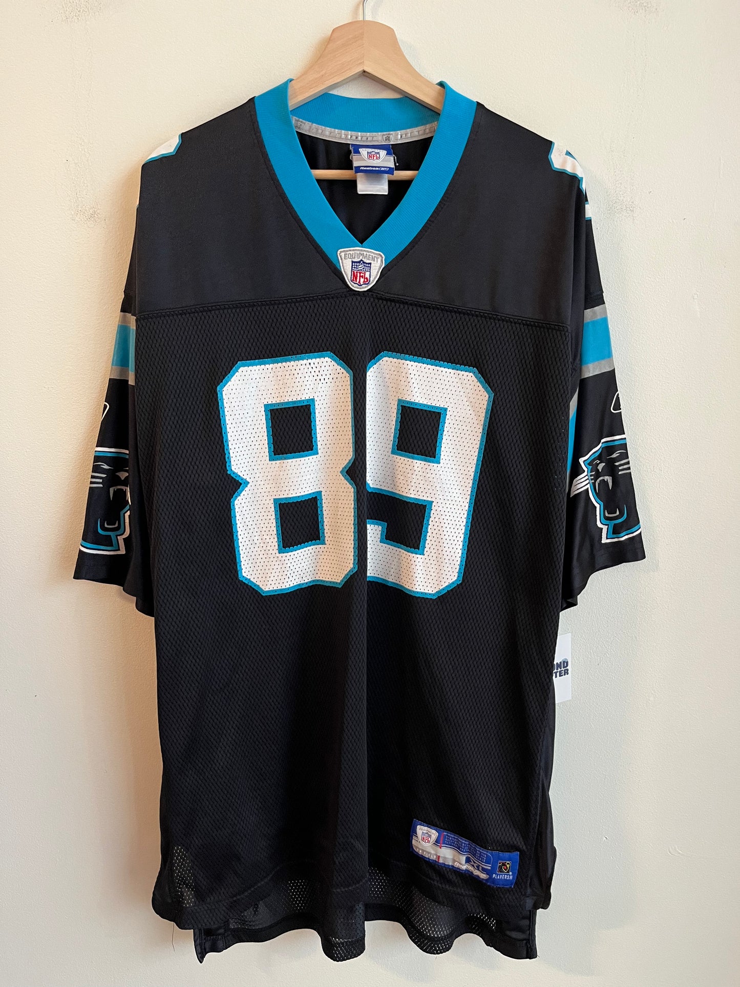 00s Carolina Panthers Steve Smith Reebok Home Jersey (XL)